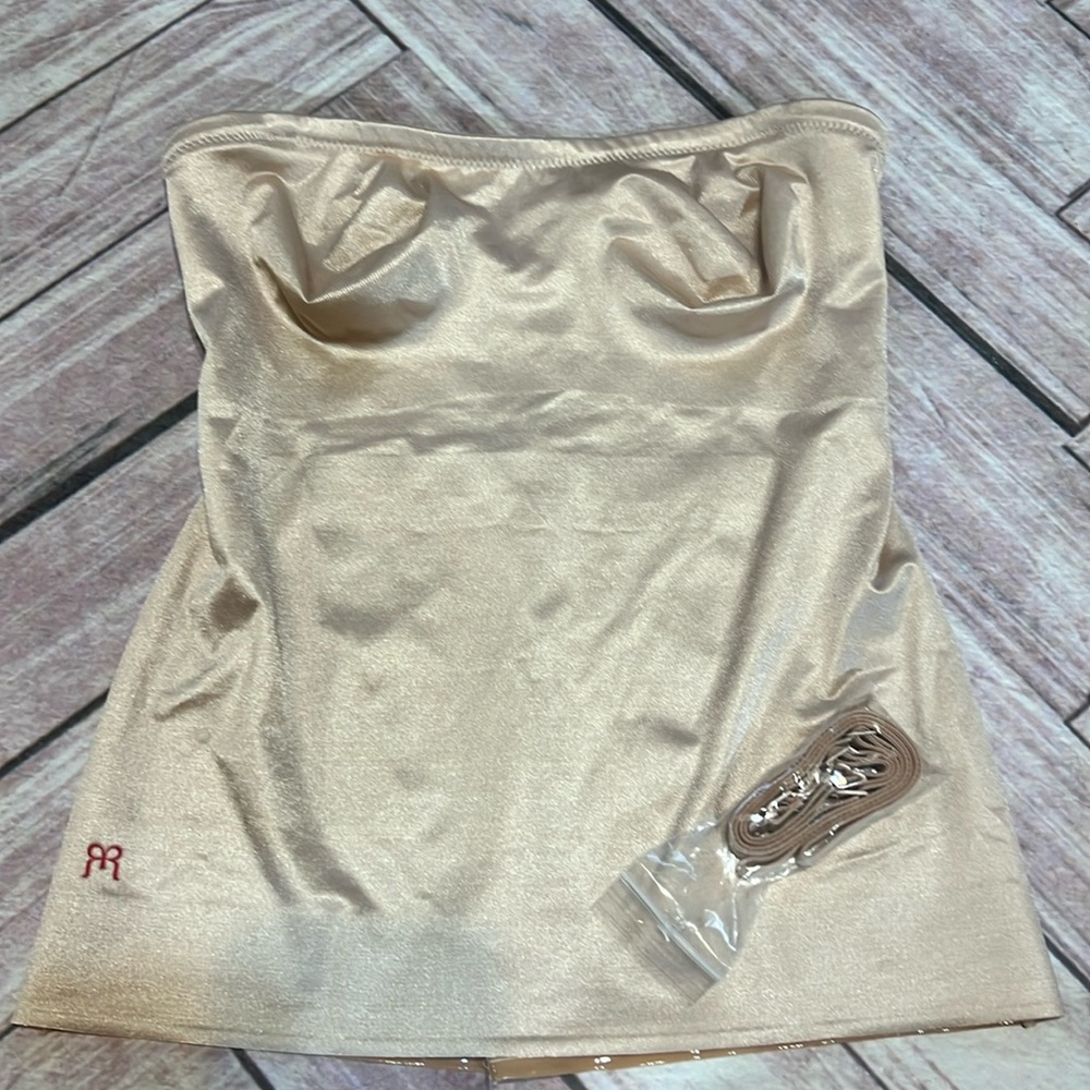 Ruby Ribbon Convertible Cami Pale Beige Level 3 Support Shapewear Size 36 #3025